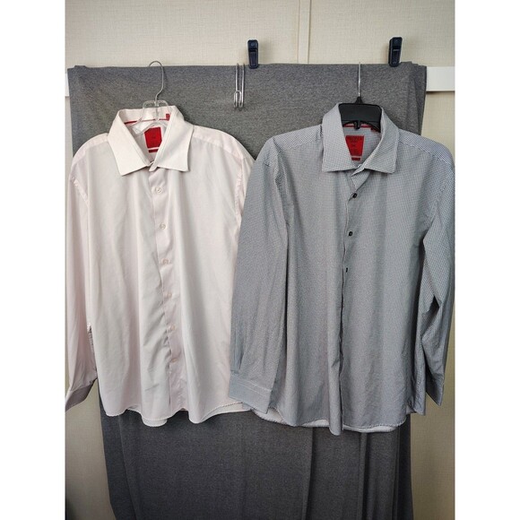 2 Proper Sport Shirt 4 Way Stretch Wicking Long Sleeve Contemporary Fit Size XL - Picture 2 of 11